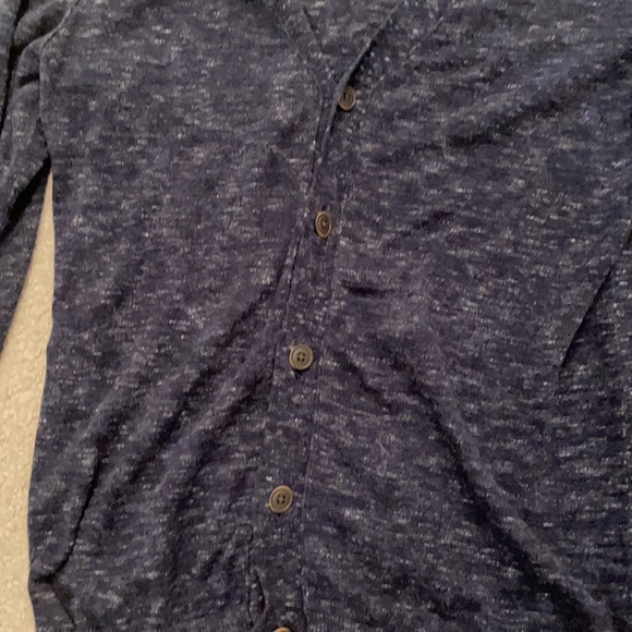 Dark Blue Men’s Cardigan from Plenty. - Picture 3 of 3